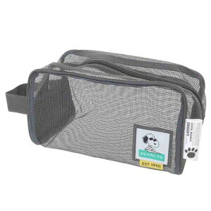 シネマコレクション cinemacollection スヌーピー コスメポーチ ラバーメッシュポーチ GY ジョークール ピーナッツ マリモクラフト 小物入れ スパバッグ キャラクター グッズ