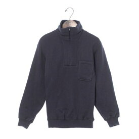 シーバージョン SEA VERSION 水産用 作業用 厚手防寒インナー ハーフジップ 長袖 トップス 漁師 漁業 土木作業 屋外作業 雪降ろし 雪かき 釣り 船 （01：ハーフジップ（ネイビー））