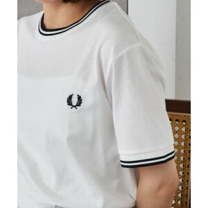 �t���b�h�y���[ FRED PERRY �y���{���K�i�zTWIN TIPPED T-SHIRT M1588 T�V���c ���� �J�b�g�\�[ �i�z���C�g�j