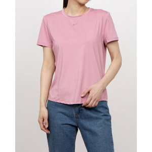 ナイキ NIKE レディース フィットネス 半袖Tシャツ ナイキ ウィメンズ ワン DF S/S スリム トップ FN2799699 (ELEMENTAL PINK/BLACK)