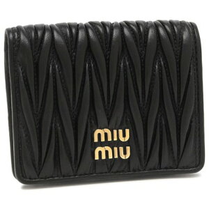 �~���E�~���E Miu Miu ��܂���z �}�e���b�Z �u���b�N ���f�B�[�X MIU MIU 5MV204 AFPP F0002 �iBLACK�j