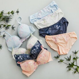 アモスタイル バイ トリンプ AMOSTYLE BY Triumph Daily AMOSTYLE 寄せブラ ブラ＆ショーツセット キューティーブロッサム(B.C.Dカップ) AMST519 WHU + Mini JX 【返品不可商品】 （グレー）
