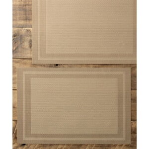 ジュビリー Jubilee 【2枚セット】 北欧デザイン PVC 撥水 ランチョンマット (キャメル)