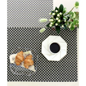 ジュビリー Jubilee 【2枚セット】 北欧デザイン PVC 撥水 ランチョンマット (ブラック×ゴールド)