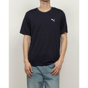 プーマ PUMA メンズ 半袖機能Tシャツ ESS スモール プーマロゴ ポリ Tシャツ_ 687561 (New Navy)