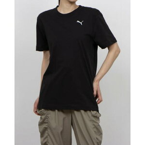 プーマ PUMA レディース 半袖Tシャツ SS コットン バックプリント Tシャツ_ 691523 (PUMA BLACK)