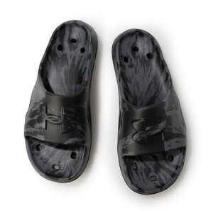 アンダーアーマー UNDER ARMOUR メンズ シャワーサンダル UAロッカー5 カモ スライド 6000840 (Black / Castlerock / Black)