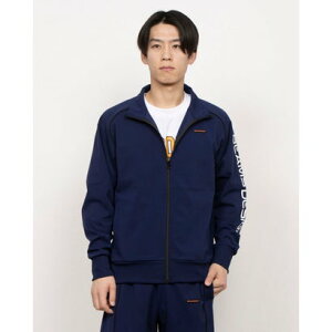 ティゴラバイビームスデザイン TIGORA by BEAMS DESIGN メンズ 長袖ジャージジャケット トラックジャケット TRBM-9P1005JJ (ネイビー)