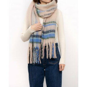 �z�u�Y HOBBS HELEN SCARF �iBEIGE MULTI�j