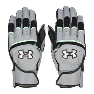 A_[A[}[ UNDER ARMOUR A_[A[}[ UNDER ARMOUR UA YARD PRO BATTING GLOVES UA [h v obeBOO[u 6001314 i055 SILVER/BLACK/IRIDESCENTj