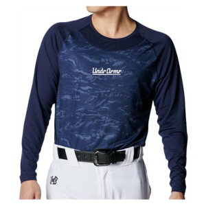 A_[A[}[ UNDER ARMOUR A_[A[}[ UNDER ARMOUR UAq[gMARtH[gtBbeBhJOX[uN[lbNVc LONG SLEEVE CREW NEC i410 MIDNIGHTNAVY/WHITEj