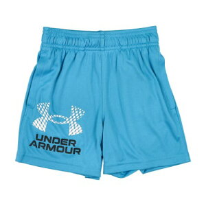 アンダーアーマー UNDER ARMOUR ジュニア ショーツ UAテック ロゴ ショーツ 1383333 (Ether Blue / Black / White)