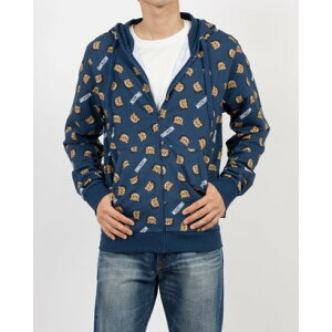 XL[m A_[EFA Moschino Underwear BEAR LOGO HOODIE iBLUEj