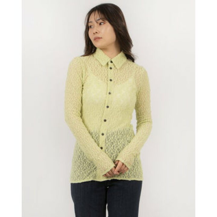 楽天市場】クラネ CLANE LADY LACE SHIRT （MINT） : LOCOMALL  