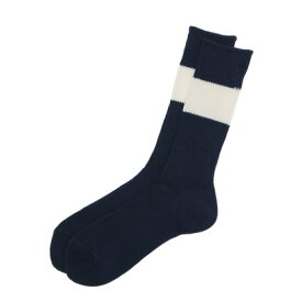 アノニマスイズム ANONYMOUSISM Anonymousism Thick Stripe Crew （ネイビー）