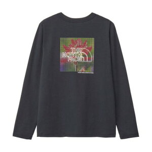 ザ・ノース・フェイス THE NORTH FACE ザ・ノース・フェイス THE NORTH FACE アウトドア ロングスリーブイーエスフラワーボックスロゴティー L/S ES FLWBX LOGOT レディー (K ブラック)