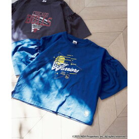 NBA別注 フレアスリーブロゴプリントTシャツ