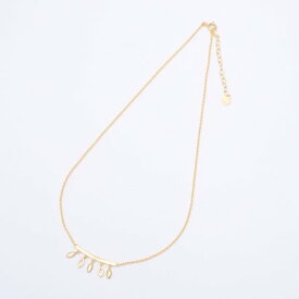 アガタ パリ AGATHA PARIS ディスクレフュイヤージュショートネックレス、5リーブス、ゴールド （Gold）