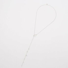 アガタ パリ AGATHA PARIS ディスクレフュイヤージュY字ネックレス、リーブス、クリスタル／シルバー （Crystal/silver）