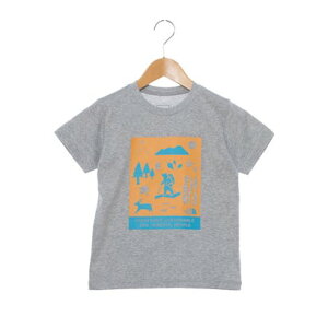 ザ・ノース・フェイス THE NORTH FACE ジュニア アウトドア 半袖Tシャツ T S/S Shiretoko Toko T_トドラーショートスリーブシレトコトコティー(キッズ) NTT32534ST (ミックスグレー)