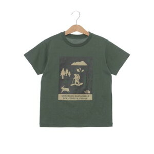 ザ・ノース・フェイス THE NORTH FACE ジュニア アウトドア 半袖Tシャツ T S/S Shiretoko Toko T_トドラーショートスリーブシレトコトコティー(キッズ) NTT32534ST (ダックグリーン)