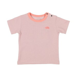 ザ・ノース・フェイス THE NORTH FACE ジュニア アウトドア 半袖Tシャツ B S/S Latch Pile Tee_ショートスリーブラッチパイルティー(ベビー) NTB32281 (メタルピンク)