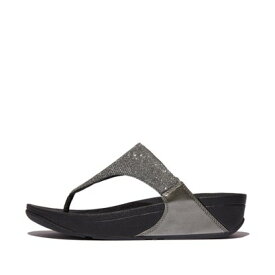 フィットフロップ fitflop フィットフロップ fitflop LULU SHIMMERLUX TOE-POST SANDALS （Pewter）
