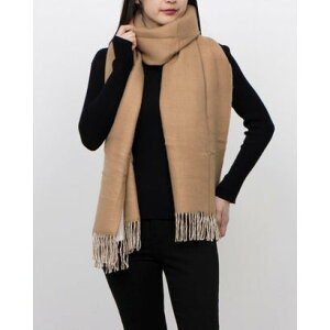 �z�u�Y HOBBS NANCY SCARF �iCAMEL IVORY�j