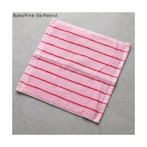�{���O�X�^ BONGUSTA BONGUSTA �n���h�^�I�� NARAM WASH CLOTH 30×30 �iBabyPink-SkiPatrol�j