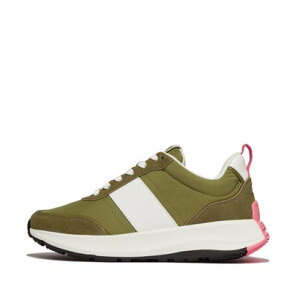 tBbgtbv fitflop F-MODE FLOW FABRIC/SUEDE/LEATHER FLATFORM SNEAKERS iCamo-Green Mixj