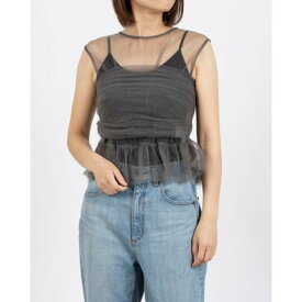 フェピュール feepur チュールビスチェ&ノースリトップス （GRY）