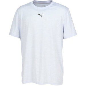 プーマ PUMA プーマ PUMA TAD ESSENTIALS HEATHER CHEST LOGO Tシャツ メンズ トップス 半袖 トレーニングウェア ジム フィットネス (47 COOLWEATHERHEATHER)