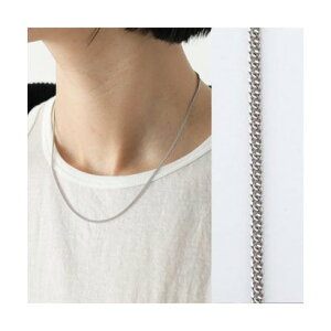 �g���E�b�h TOM WOOD TOMWOOD �l�b�N���X Curb Chain Slim 17inch 100269 �i�V���o�[�j