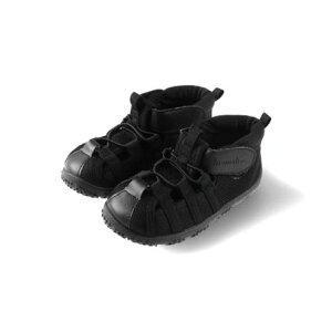 ブランシェス branshes メッシュ×合皮 水抜きサンダル (ブラック)