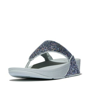 tBbgtbv fitflop fitflop tBbgtbv LULU MULTI-TONAL GLITTER TOE-POST SANDALS iQuiet Bluej