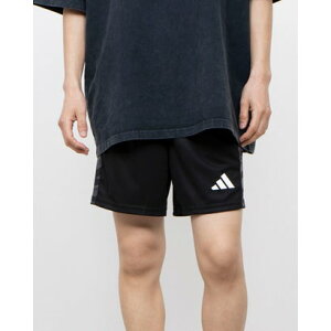 アディダス adidas メンズ ジャージハーフパンツ トレイン エッセンシャルズ カモ スリーストライプスショーツ JI8589 (ブラック)