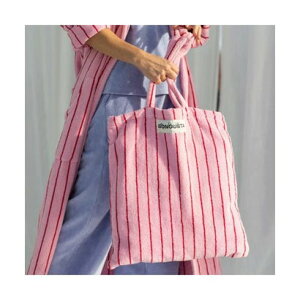 �{���O�X�^ BONGUSTA BONGUSTA �g�[�g�o�b�O NARAM TOTEBAG �X�g���C�v �iBabyPink-SkiPatrol�j