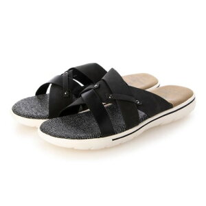 リベルト エドウィン LiBERTO EDWIN サンダル アウトドアサンダル つっかけ スリッパ メンズ リベルトエドウイン ブランド おしゃれ クッション性 かかとなし 通気性 メンズシューズ (ブラッ