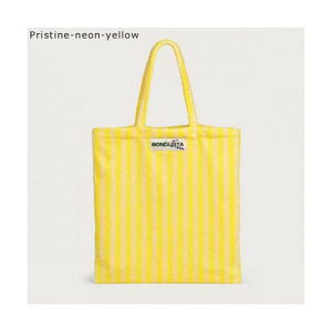 �{���O�X�^ BONGUSTA BONGUSTA �g�[�g�o�b�O NARAM TOTEBAG �X�g���C�v �iPristine-neon-yellow�j