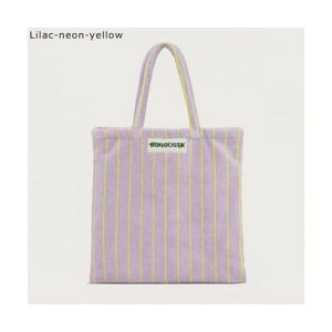�{���O�X�^ BONGUSTA BONGUSTA �g�[�g�o�b�O NARAM TOTEBAG �X�g���C�v �iLilac-neon-yellow�j
