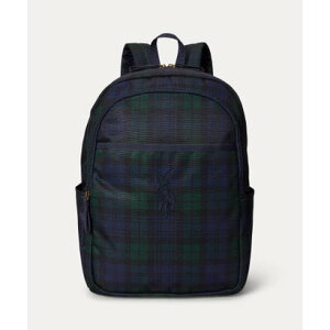 �|�� �����t ���[���� POLO RALPH LAUREN (�{�[�C�Y 8�ˁ`20��)�`�F�b�N Big Pony ���[�W �o�b�N�p�b�N �i410�l�C�r�[�j