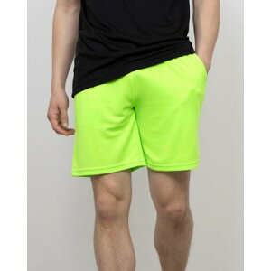 カッパ Kappa メンズ ジャージハーフパンツ Kappaロゴワークハーフパンツ 215-341 (ライム)