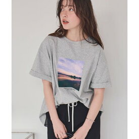 ティティベイト titivate フォトプリントTシャツ （グレー2）