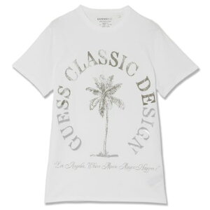 �Q�X GUESS SS Bsc Guess Cls Design Tee �iG011�j