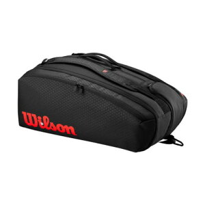 �E�B���\�� Wilson �E�C���\�� Wilson �e�j�X CLASH V3 15PK RACQUET BAG BLACK/INFRARED WR80382010 �i-�j
