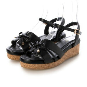 �� �t�@�[�t�@ �V���[�Y la farfa SHOES ���{�����`�[�t �{�����[���\�[���T���_�� �iBLK�j