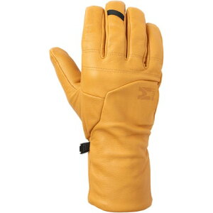 ~[ MILLET ~[ MILLET AEghA LEATHER SHERPA GLOVE MIV10029 iN8779 HONEYMUSTARDj