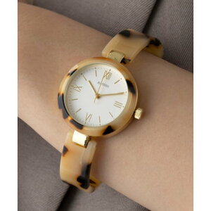 マガジンデモードシュシュ MAGASIN DE MODE Chou Chou アセテートバングルウォッチ YM132 FW (ブラウン)