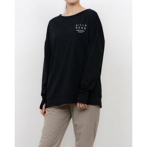 r{ BILLABONG fB[X MORFY LOGO LS BOAT NECK TEE RASH BF013856 iBLKj