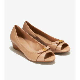 コール ハーン COLE HAAN マルタ ピープトゥ ウェッジ womens （ブラッシュ レザー）